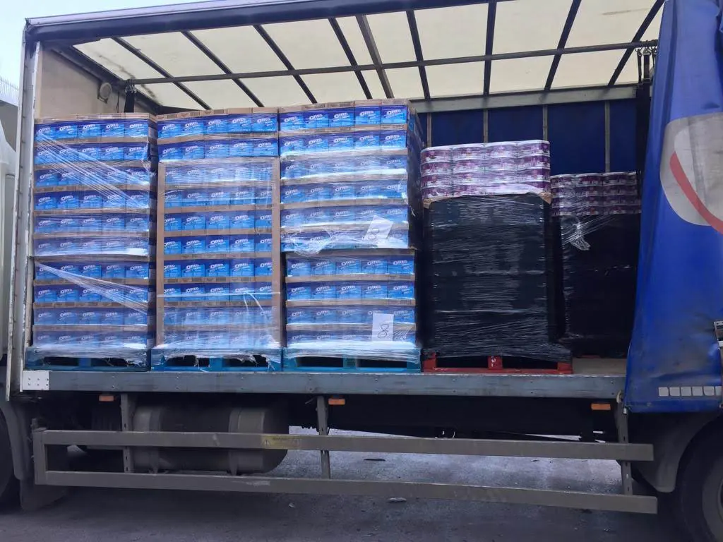 Goods in container
